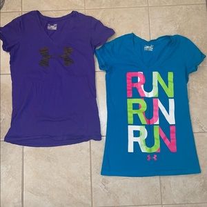 Set of 2 women’s under Armour t-shirt